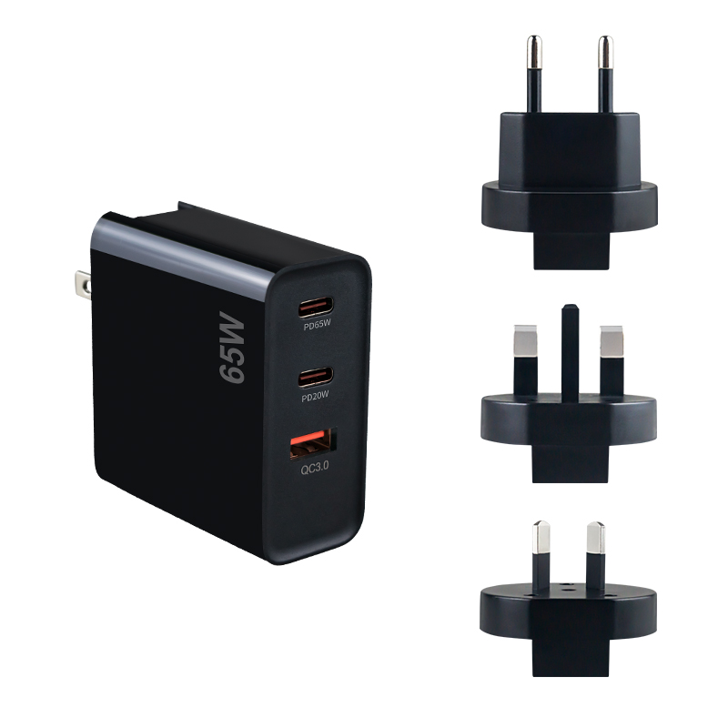 NCC-A064-1 PD65W 双PD+QC3.0 折叠脚 充电器